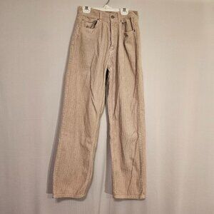 BDG Urban Outfitters High Rise Baggy Corduroy Pants Sz 27